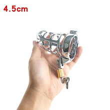 Load image into Gallery viewer, YWZAO Chastity Cage Lockable Hollow M03 (4.5cm)
