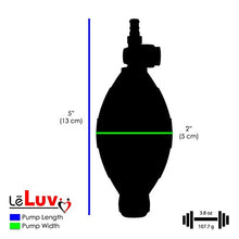 Load image into Gallery viewer, LeLuv EasyOp Series Penis Head Vacuum Pump Kit | Blue BGrip Handle/Clear Hose &amp; Glans Cylinder + TPR Sleeve Small
