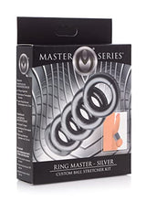 Load image into Gallery viewer, Master Series Ring Master Custom Ball Stretcher Kit - Silver
