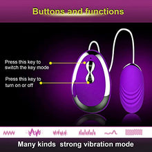 Load image into Gallery viewer, Bullet Vibrator, Bullet Vibrator for Women, Quiet Hygienic Waterproof Adult Egg Massager for Clitorals Stimulator, Adult Sex Toys, Waterproof Sex Toys for Couples - Adult Vibe Egg Massager, Purple
