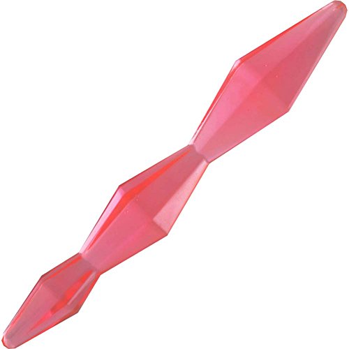 Love Prism Sensual Jelly Probe Sex Toy for Men and Women, 8 Inch, Lush Pink