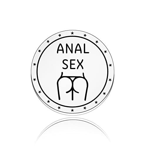 ZWYQWN Funny Token for Husband Boyfriend Valentines Day Sex Game Gift Naughty Gifts for Him Her Birthday(ANAL SEX)