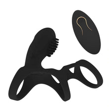 Load image into Gallery viewer, Black Stallion - Silicone Penis Ring 10 Speed Vibration
