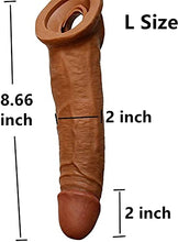 Load image into Gallery viewer, AR20331ReusableSleeves Flesh Girth for Men Extender Enlarger Extension Cook Enhancer Ball Stretch Sleeve Girth Best GiftG2
