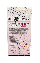 Load image into Gallery viewer, Get Lucky 8.5 Inch Silicone Dildo Latex-Free Sex Toy for Adults, Confetti
