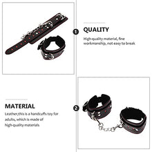 Load image into Gallery viewer, KESYOO Wrist Cuff Wrist Cuff Under Bed Bondage Adult Hand Cuffs Heart Pattern Fetish Toys Bondage Role Play Toys for Couple Lover Restraint Handcuff Wrist Restraints
