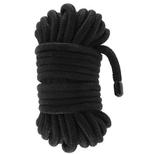 Load image into Gallery viewer, Shots - Ouch! Ouch! Japanese Rope 10 Meter - Black, Black
