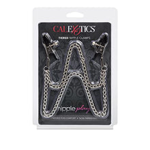 Load image into Gallery viewer, California Exotic Novelties Nipple Play Tiered Clamps, Silver
