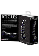 Load image into Gallery viewer, Icicles No. 66 Beaded Anal Probe Dildo, 4.75 Inch
