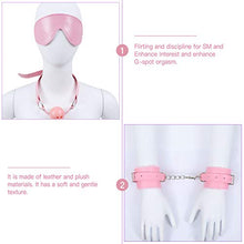 Load image into Gallery viewer, VALICLUD 8pcsSexy Couple Restraints Toys Bondage Restraint Set Sm Restraints Equipment Bed Straps Wrist and Ankle Cuffs Restraints for Couples
