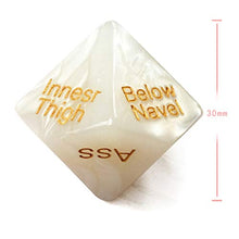 Load image into Gallery viewer, KESYOO 4pcs Sex Dice Games for Couples Romantic Role Playing Dice for Him and Her Party Dice Game Novelty Toy for Hen Party
