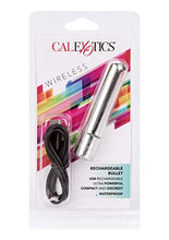 Load image into Gallery viewer, CalExotics Rechargeable Bullet - Adult 3 Speed Vibe Massager - Waterproof Travel Size Sex Toys for Couples - Silver
