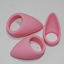 Load image into Gallery viewer, BDStyle, Pink Silicone Tear Drop Cock Ring, Erection Enhancement and Support Toy with Perineum Stimulation
