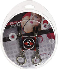 Load image into Gallery viewer, Heart 2 Heart Nipple Clamps Barrel with Bully Ring, Chrome
