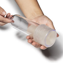 Load image into Gallery viewer, Portable Male Masturbator Silicone Penis Sleeve Pump Vacuum Comfort Cylinder Accessories (Transpaent)
