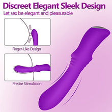 Load image into Gallery viewer, G-Spot Vibrator, Dildo Vibrator with 9 Powerful Vibrations Modes, Rechargeable Quiet Vibrating Powerful Vibrators Adult Sex Toy Gift (Purple)
