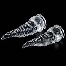 Load image into Gallery viewer, Silicone Anal Plug, Realistic Clear Jelly Octopus Tentacles with Suction Cup for Women Masturbator G Spot Clit Vaginal Stimulator for Men Women Anal Adult Sex Toys
