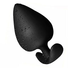 Load image into Gallery viewer, 5 Size Silicone Big Butt Plug Anal Sex Toys for Adults Men Woman Underwear Buttplug Dildo (Color : Black, Size : X-Large)
