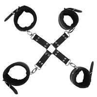 NUOBESTY Bondage Restraints Bed Bondage Bed Handcuffs Bondage Handcuffs Constraint Tool Adult SM Slave Toys