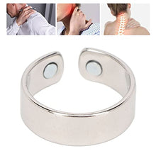 Load image into Gallery viewer, Daily Anxiety Ring for Women Men, Silver, Adjustable Fatigue Joint Soreness Relief Ring Jewelry Accessory Fidget Rings
