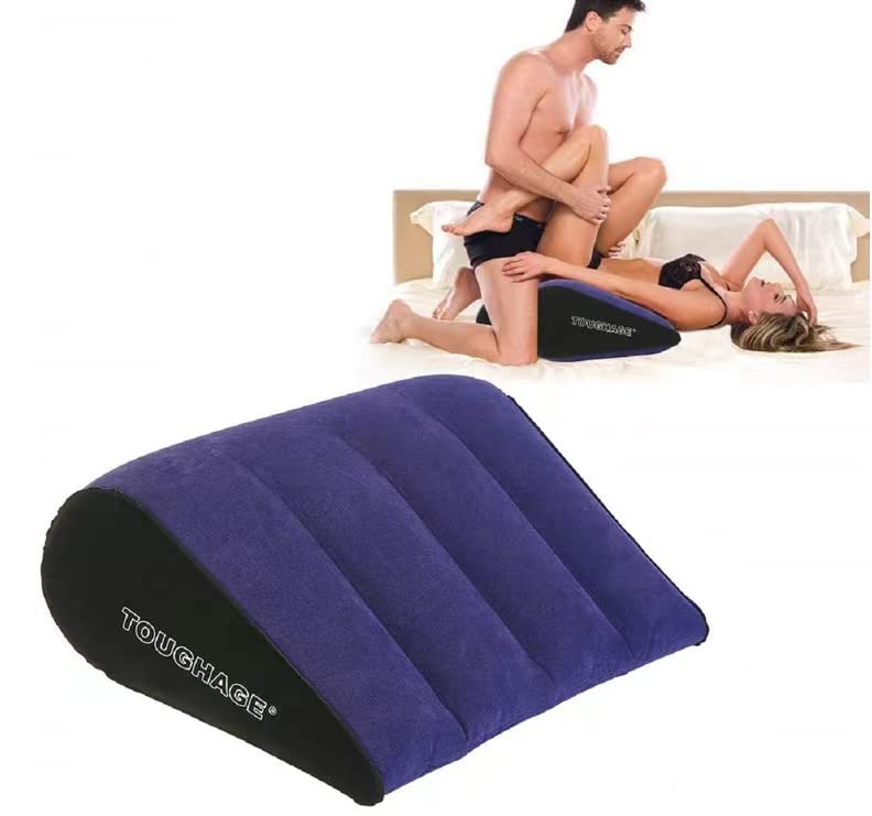 Sex Toys Pillow Position Cushion Triangle Inflatable Ramp Furniture Couples Toy Positioning for Deeper Position Support Pillow Men Women for Couples