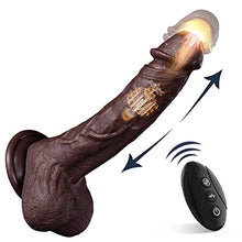 Load image into Gallery viewer, Dildos, Vibrating Dildo 9 inch Realistic Dildo with 5 Thrusting Modes Thrusting Dildo Vibrator, Anal Dildo Sex Toys, Dildos for Women with Strong Suction Cup
