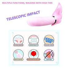 Load image into Gallery viewer, DNEPMNI - Phantom Dildo Series Wireless Remote Control Butterfly with Egg Skipping Swinging Telescopic Vibrator Double Point Vibrator Female Masturbation Adult Sex Products (Phantom 8.0 Pink)
