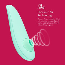 Load image into Gallery viewer, Womanizer x Marilyn Monroe Special Edition Pleasure Air Toy, Clitoral Suction Vibrator, Clitoral Stimulator, Clit Sucking Toy, Waterproof, Rechargeable - Mint
