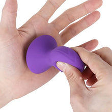 Load image into Gallery viewer, Sxiwei Women Adult Silicone Breast Pump Nipple Sucker Couple Nipples Massage Accerssory Correctors Purple Medium
