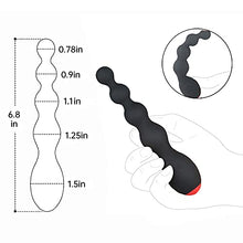 Load image into Gallery viewer, FST Anal Bead 12 Modes Vibrating Butt Plug Rechargeable Prostate Massager Vibrator for Men Women
