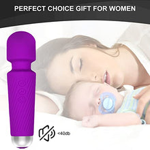 Load image into Gallery viewer, Personal Body Vibrator, Sexy Toy for Women with 20 Vibration Patterns, G-spot, Anal, Whisper Quiet, Waterproof, Handheld, Cordless Neck Shoulder Back Massage Stick,Purple(6 * 1.5 INCH)
