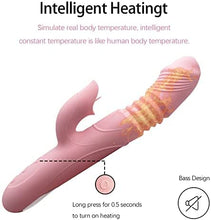 Load image into Gallery viewer, Thrusting Vibrator for Women, Vibrator Adult Sensory Toys G Spot Sex Toy with 3 Telescopic &amp; 10 Vibration Modes, Adult Sex Toys with Quiet Dual Motors for Solo Sex or Couples Game
