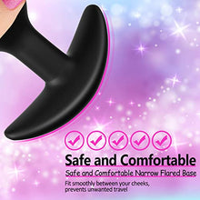 Load image into Gallery viewer, Anal Plug, Silicone Anal Beads Butt Plug for Comfortable Long-Term Wear Prostate Massager Sex Toy with Narrow Flared Base &amp; Long Neck for Men Women TJIJP
