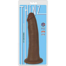 Load image into Gallery viewer, Curve Novelties 63460: Thinz 8In Slim Dong Chocolate
