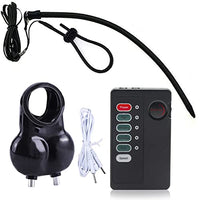 Electric Pulse Stimulation Set with Estim Urethral Sounds Dilators Penis  Ring Testicular Cage Electro Sex Estim Stimulation Torture SM Sex Toys for