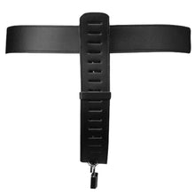 Load image into Gallery viewer, Adjustable Strict Leather Female Chastity Belt Bondage Locking BDSM Plaything (2X-Large, Black)

