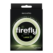 Load image into Gallery viewer, Firefly Halo Large Cock Ring (Clear) with Free Bottle of Adult Toy Cleaner
