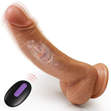 Load image into Gallery viewer, Realistic Dildo Vibrator,OHYER 8.46 Inch 10 Powerful Vibrating Dildo Sex Toy Vibrator for Vaginal G Spot &amp; Anal Play with Suction Cup and Remote Control Adult Toys for Couples and Women
