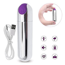 Load image into Gallery viewer, Mini Vibrator Clitoris Stimulating Strong Vibrator for Travel USB Rechargeable Portable Waterproof Vibrating Wand Woman Sex Toy
