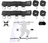 Sex Restraints Sex Handcuffs Games for SM Play BDSM Bondage Kits Hogtie Blindfold