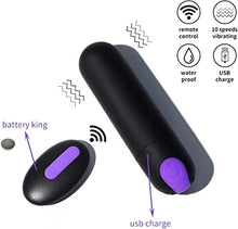 Load image into Gallery viewer, Remote Control Vibrator Bullet for Women Gift, 10 Vibrations Bullet Vibrator Wearable Panty Couple Vibrator, Rechargerable Vibrator with Remote Panty Vibrator Panties Adult Sex Toys G Spot Stimulator
