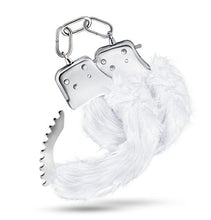 Load image into Gallery viewer, Plush Faux Rabbit Fur Hand Cuffs - Wrist Restraints - for Role Play and Bondage - Sex Toy for Couples - Sex Toy for Kinky Sex
