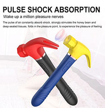 Load image into Gallery viewer, Hammer G Spot Clit Sucking Vibrator Adult Sex Toys for Woman,Pulsating Anal Dildo Vibrators Waterproof Nipple Vagina Prostate Massagers Rechargable Thrusting Clit Stimulation for Couples (Black red)
