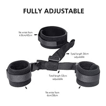 Load image into Gallery viewer, Door Sex Swing Sling for Couples Adult Six Harness Swivel Ropes Slings for Adult Bedroom Love Hanging Fetish Doorway Belt with Handles Games black003
