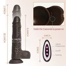 Load image into Gallery viewer, Rotating Realistic Dildo Vibrator with Suction Cup, Realistic Silicone Vibrating Dildo with 10 Speeds &amp; Boost Modes, 8.6 Inch G Spot Personal Adult Toys Sex Vibrator for Female
