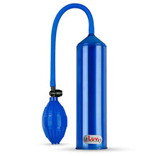 Load image into Gallery viewer, LeLuv Easyop 2.25 Inch by 9 Inch Cylinder Penis Pump Blue Bgrip Ball Handle
