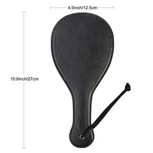 Load image into Gallery viewer, VENESUN Round Sexual Spanking Paddle for BDSM, Faux Leather Sex Paddles for Adult Spanking Set
