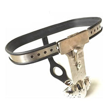 Load image into Gallery viewer, LESOYA Male Chastity Belt Device Stainless Steel Chastity Cock Cage with Metal Plug Lock Underwear BDSM Bondage Briefs
