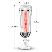 Load image into Gallery viewer, Silicone Masturbator Male Silent USB Cable Rechargeable 3D Realistic Toys Men Charging Electric Training Masturbation Automatic Waterproof Adult Sex Quite Amortoy Rotating
