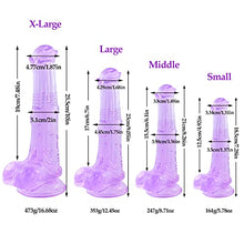 Load image into Gallery viewer, 7.3 inch Purple Horse Dildo + 7 Inch Small Dildos Sex Toys
